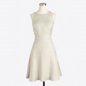 J Crew A line tan dress new with tags